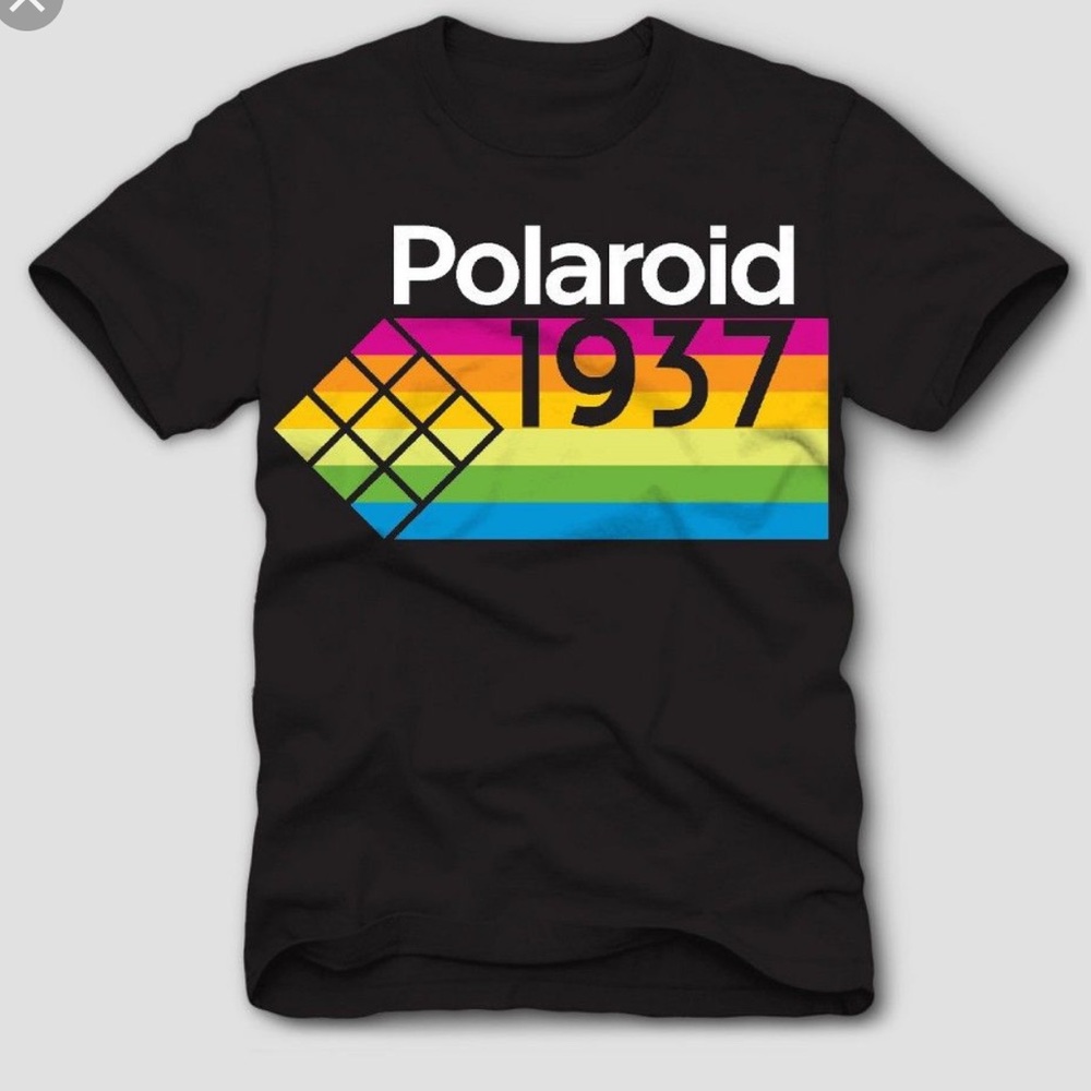 Polaroid graphic tee. Never worn. NWT